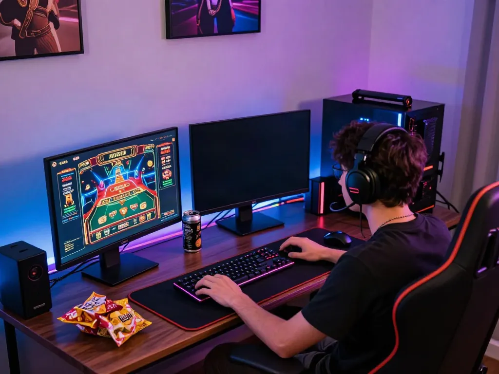 Experience the thrill of the best casinos not on gamstop in a vibrant gaming setup.